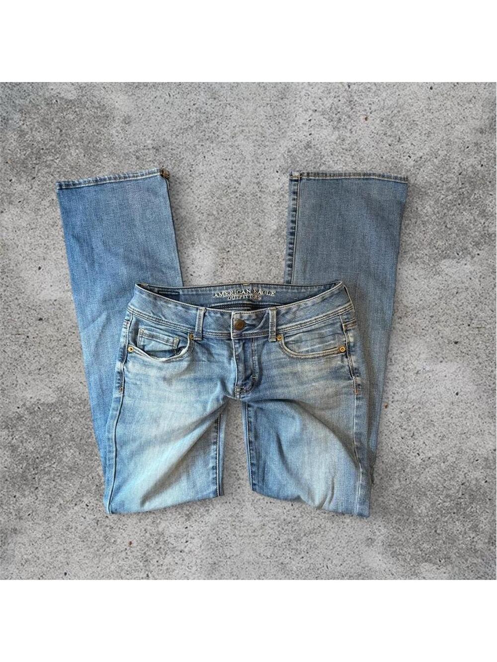 American eagle low rise kick bootcut jeans